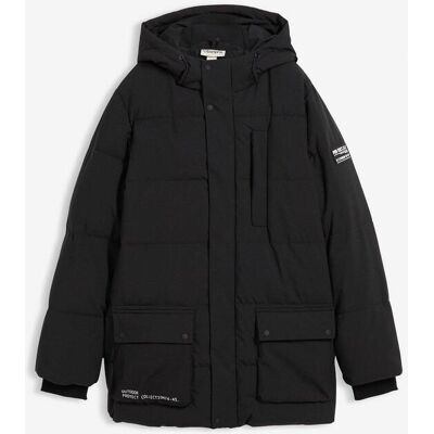 bonprix Täckjacka med sportiga detaljer och huva bonprix Täckjacka med sportiga detaljer och huva