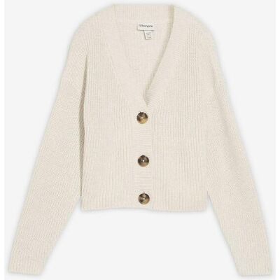 bonprix Grovstickad cardigan i bomull bonprix Grovstickad cardigan i bomull