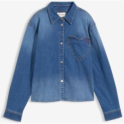 bonprix Jeansskjorta med ekologisk bomull bonprix Jeansskjorta med ekologisk bomull