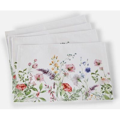 bonprix Bordstablett med blomtryck (4-pack) bonprix Bordstablett med blomtryck (4-pack)