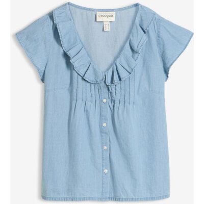 bonprix Jeansblus i ekologisk bomull bonprix Jeansblus i ekologisk bomull