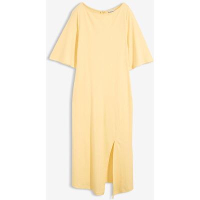 bonprix Jerseyklänning av ekologisk bomull, med slits bonprix Jerseyklänning av ekologisk bomull, med slits