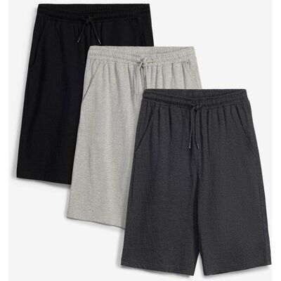 bonprix Trikåshorts med ekologisk bomull (3-pack) bonprix Trikåshorts med ekologisk bomull (3-pack)