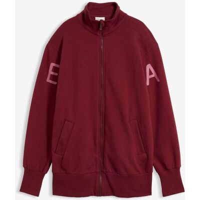 bonprix Sweatshirtjacka av elastisk materialmix med ekologisk bomull bonprix Sweatshirtjacka av elastisk materialmix med ekologisk bomull