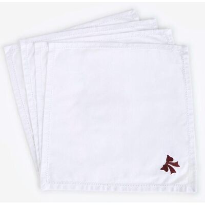 bonprix Servetter av ekologisk bomull med broderi (4-pack) bonprix Servetter av ekologisk bomull med broderi (4-pack)