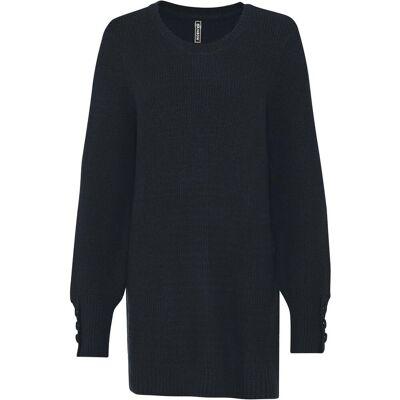 bonprix Lång tröja med knappar bonprix Lång tröja med knappar