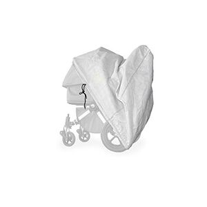 SOFTGARAGE buggy softcush premium ljusgrå skydd för barnvagnar Quinny Hubb regnskydd regnskydd