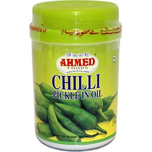AHMED Grön chili pickle ACHAR långt utgångsdatum 1 kg