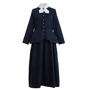 GRACEART Viktoriansk Mary Poppins Edwardian nanny kostym vuxen outfit (L)