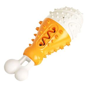 lamphle Hund bitleksak bra seghet tandköttsmassage interaktiv leksak husdjur hund tuggpinne leksak husdjurstillbehör orange