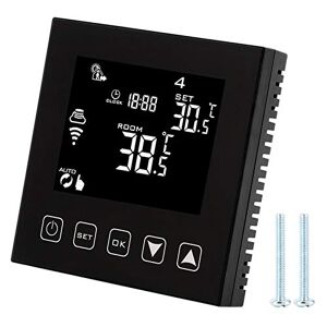 WJIN HY603 WiFi -termostat Intelligent vattenuppvärmningstemperaturregulator för hemmet svart