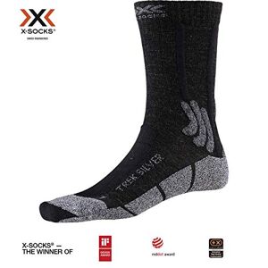 XS-TS07S19U X-Socks herr trek silverstrumpor, opal svart/delomit grå melange, storlek: 39-41