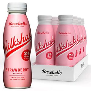 BA10 Barebells Milkshake Protein Drink, 8 x 330 ml Flaschen (Strawberry)