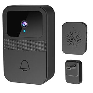 ROMOZ D9 Smart videodörrklocka, trådlös dörrklockskamera, WiFi-videodörrklockskamera med klockspel, 2-vägs ljud, IR-nattvision, fjärrvideosamtal, molnlagring