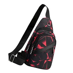 PIGMANA Travel Sling Crossbody Bag   Herrväskor för kvinnor med korskroppsväskor för dagligt bruk och resor Multipocket Sling Shoulder Day Pack Ryggsäck Handväska för resor