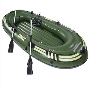 NOALED Inflatable Rafts for Rivers with Canopy, Inflatable Boat with Oars 4 Person, Inflatable Boat for Pool with Canopy, Kayak