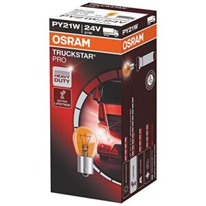 OSRAM TRUCKSTAR PRO, PY21W Extraljuslampa, 7510TSP, 24V, Kapsel (10 Pieces)