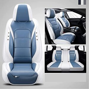 HYDSBH Bilstols- och nackstödsöverdrag för Hyundai ix20 ix25 ix35 IQNIQ Bayon, vattentätt läderbilstolsskydd, kompatibel med sidokrockkudde, tvättbar