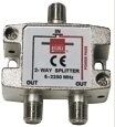 Universal Splitter 2-Vägs 5-2400 Mhz Universal Splitter 2-Vägs 5-2400 Mhz
