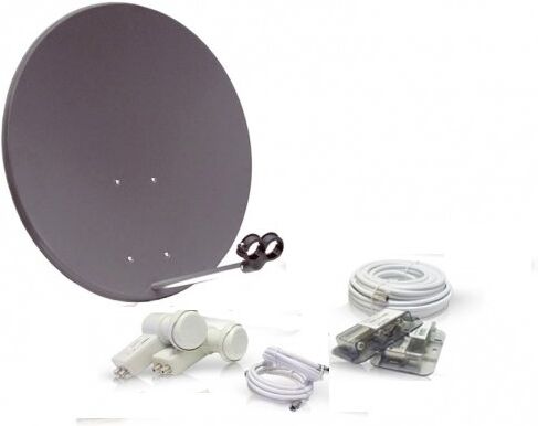 Universal Nordenpaket Parabol Till Twin Tuner Mottagare 80 Cm Universal Nordenpaket Parabol Till Twin Tuner Mottagare 80 Cm