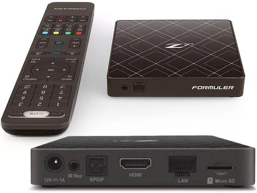 Formuler IP-TV Formuler Z7+ Iptv 4k Uhd Svart