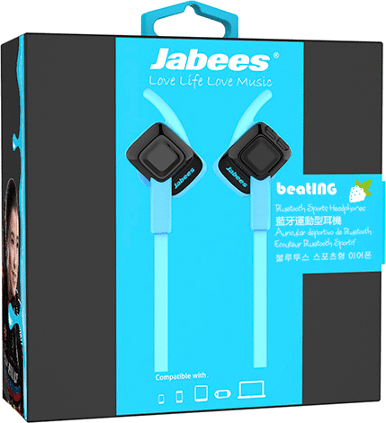 Jabees Beating Sladdlös Bluetooth Sports Headset - Blå Jabees Beating Sladdlös Bluetooth Sports Headset - Blå