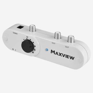 Maxview Roam Antennförstärkare Justerbar förstärkning från 0-18dB 12 / 24 volt 2 utgångar
