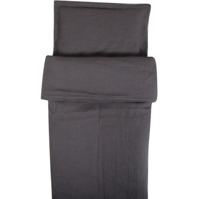 NG Baby Påslakanset Spjälsäng Mood Graphite Grey NG Baby Påslakanset Spjälsäng Mood Graphite Grey