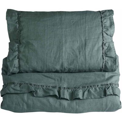 NG Baby Påslakan Spjälsäng Volang Petrol Green NG Baby Påslakan Spjälsäng Volang Petrol Green