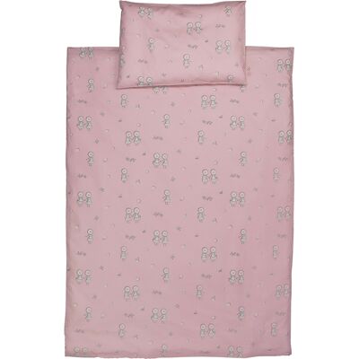 Rätt Start Beskow Blomsterfesten Påslakanset spjälsäng rosa Rätt Start Beskow Blomsterfesten Påslakanset spjälsäng rosa