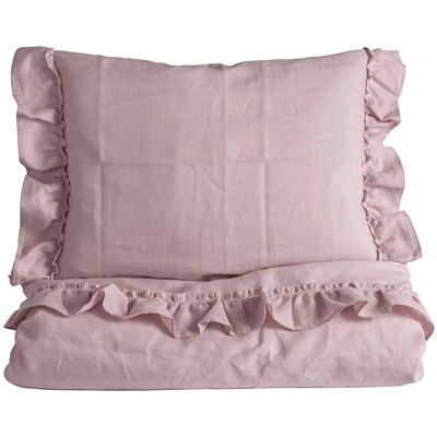 NG Baby Påslakan Spjälsäng Volang Rose NG Baby Påslakan Spjälsäng Volang Rose