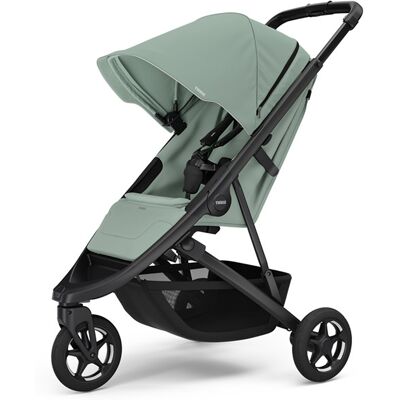 Thule Spring 2 Barnvagn Mist Green on Black Thule Spring 2 Barnvagn Mist Green on Black