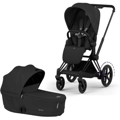 Cybex ePriam Barnvagn Matt Black/Sepia Black Cybex ePriam Barnvagn Matt Black/Sepia Black