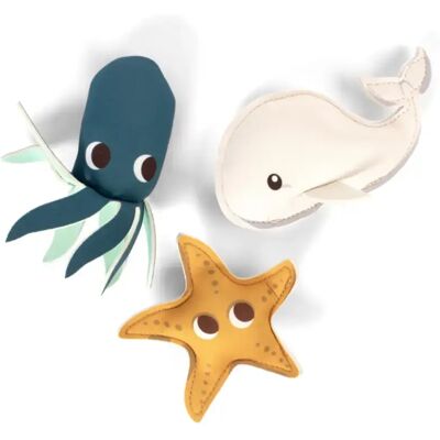 Filibabba neoprene badleksaker – ocean friends Filibabba neoprene badleksaker – ocean friends