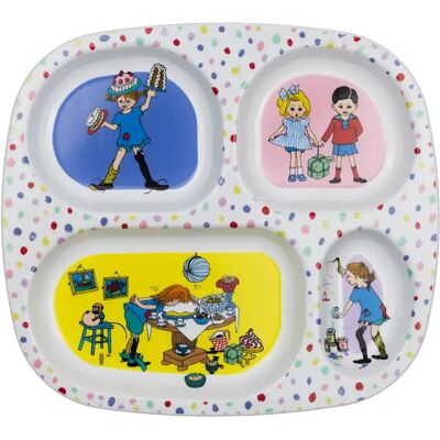 Rätt start Pippi Födelsedag Facktallrik Rätt start Pippi Födelsedag Facktallrik