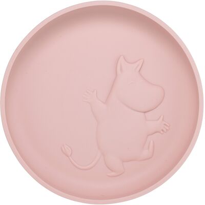 Mumin Rosehip Pink Silikon Tallrik med Sugkopp - Barnvänlig Mumin Rosehip Pink Silikon Tallrik med Sugkopp - Barnvänlig