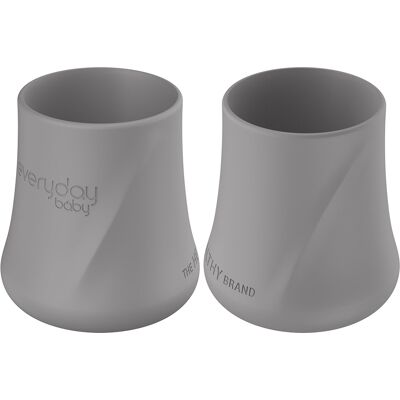 Everyday Baby silikon kopp Quiet Grey Everyday Baby silikon kopp Quiet Grey