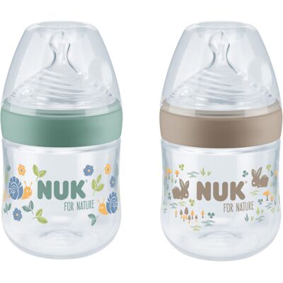 NUK for Nature flaska silikon Mixed 150ml NUK for Nature flaska silikon Mixed 150ml