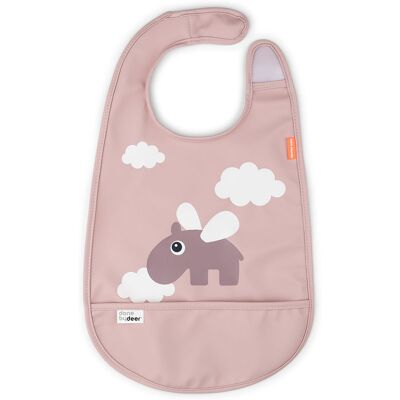Rosa Baby Slabber Done By Deer - Vattentät, Justerbar, 26x41cm - Baby Slabber Rosa Baby Slabber Done By Deer - Vattentät, Justerbar, 26x41cm - Baby Slabber