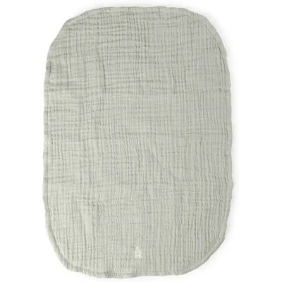Sebra Skötbäddsunderlägg 2-pack muslin green Sebra Skötbäddsunderlägg 2-pack muslin green