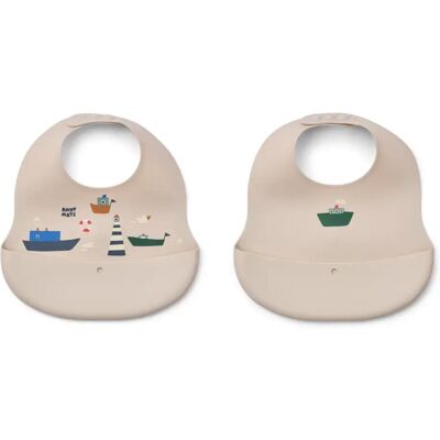 Liewood Ember Haklapp 2-pack Sailing / Sandy Liewood Ember Haklapp 2-pack Sailing / Sandy