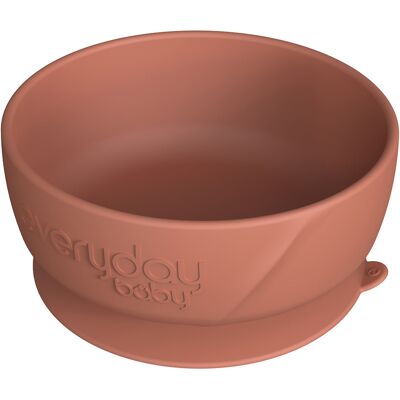 Everyday Baby silikonskål med sugkopp Nature Red Everyday Baby silikonskål med sugkopp Nature Red