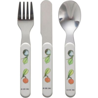 Elsa Beskow Barnbestickset - 3 delar, diskmaskinsäker, från 6 månader+ Elsa Beskow Barnbestickset - 3 delar, diskmaskinsäker, från 6 månader+