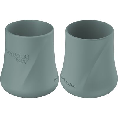Everyday Baby silikonkopp 2-pack Harmony Green Everyday Baby silikonkopp 2-pack Harmony Green