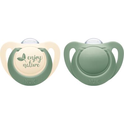 NUK for Nature napp silikon Green 0-6m NUK for Nature napp silikon Green 0-6m