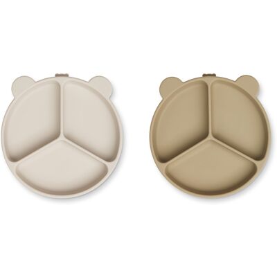 Liewood Stacy Divider Suction Plate 2 pack - Tableware Liewood Stacy Divider Suction Plate 2 pack - Tableware