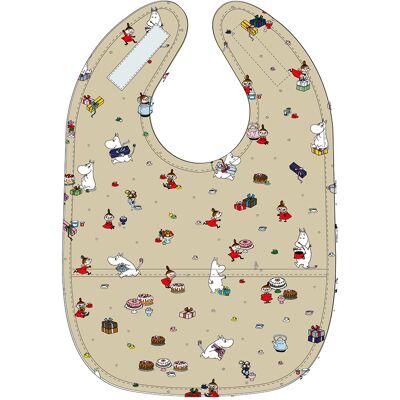 Rätt Start Mumin Picknick, Haklapp, beige Rätt Start Mumin Picknick, Haklapp, beige