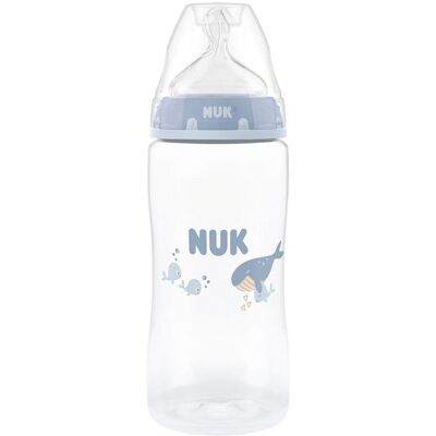 NUK first choice bottle 300 ml, whale 3 mån+ NUK first choice bottle 300 ml, whale 3 mån+