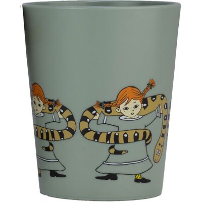 Rätt Start Pippi Cirkus Tumblermugg grön Rätt Start Pippi Cirkus Tumblermugg grön