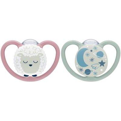 NUK napp 0-6m Space Night & Day Sheep NUK napp 0-6m Space Night & Day Sheep